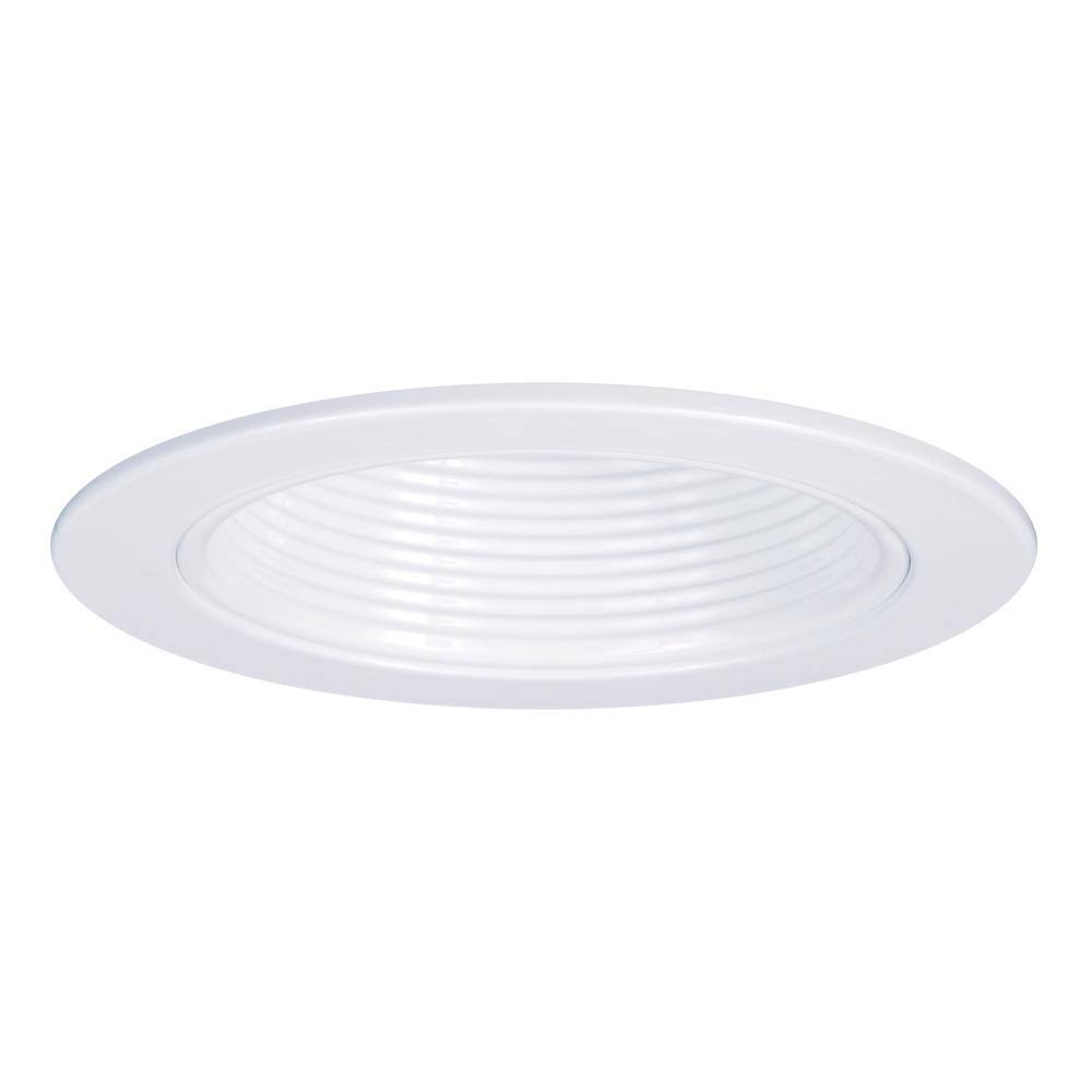 Halo 4-Inch White Aluminum Recessed Lighting Trim
