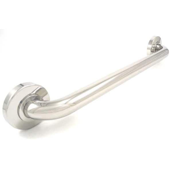 WingIts Platinum Designer Series 36 in. x 1.25 in. Grab Bar Taper in Polished Stainless Steel (39 in. Overall Length)