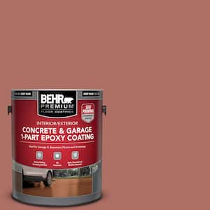 1 gal. #PFC-01 New Enand Brick Self-Priming 1-Part Epoxy Satin Interior/Exterior Concrete and Garage Floor Paint