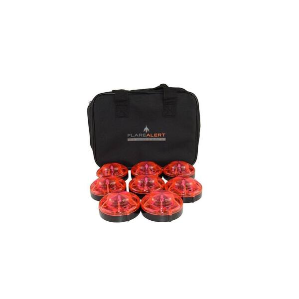 FlareAlert LED Roadside Flare Kit - Red