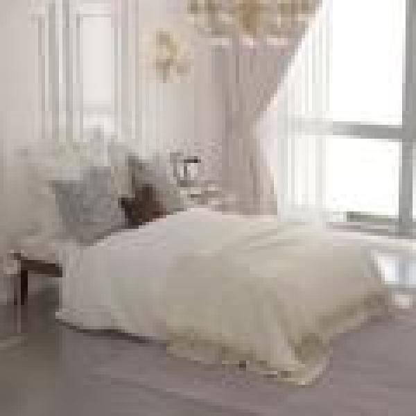 Natural Finish Full Size Wooden Bed Frame with Slats