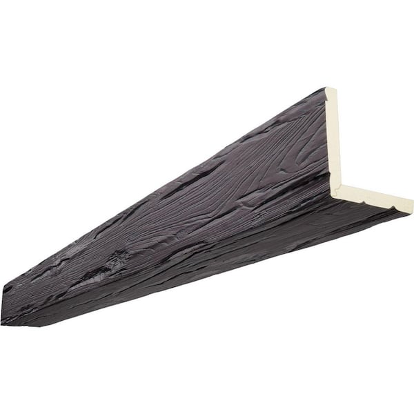 Ekena Millwork Endurathane 10 in. H x 8 in. W x 10 ft. L Riverwood Sangria Faux Wood Beam