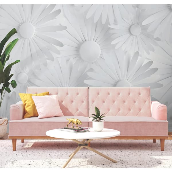 Modern Daisy Peel and Stick Wallpaper Mural