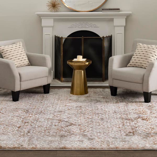 Morrow 6 ft. x 9 ft. Brown Area Rug