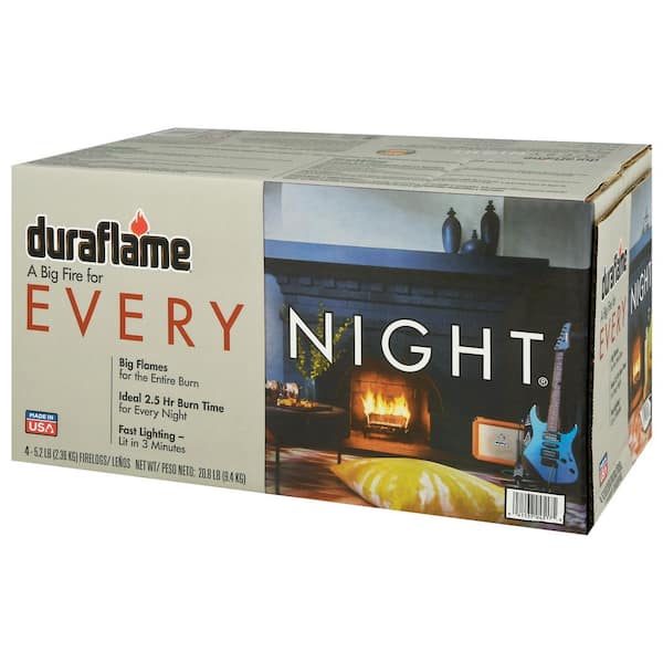Duraflame 5.2 lbs. Every Night Firelogs (4-Pack) 04517 - The Home