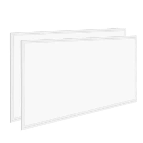 Bieuoram 2 ft. x 4 ft. 7800 Lumens Integrated LED Panel Light, 5000K White Color (20 Pack)