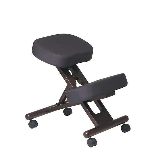 OSP Home Furnishings Black Knee Chair
