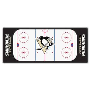 Pittsburgh Penguins 3 ft. x 6 ft. Rink Rug Runner Rug