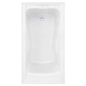 Evolution 60 in. x 32 in. Integral Apron Deep Soaking Bathtub with Right Drain in Arctic