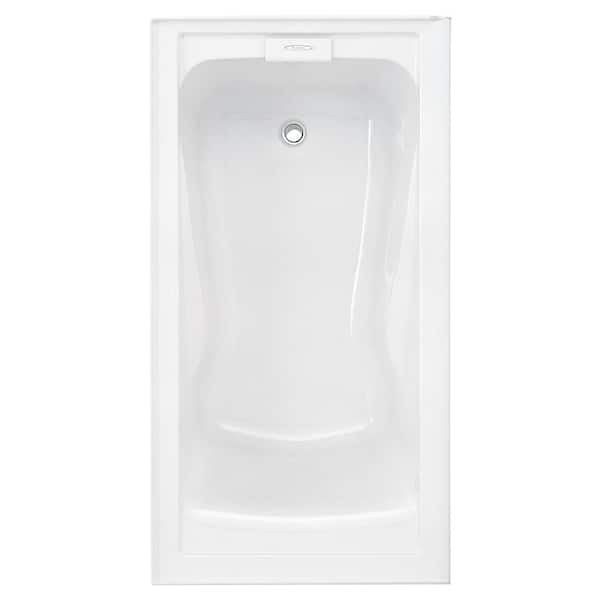 American Standard Evolution 60 in. x 32 in. Integral Apron Deep Soaking Bathtub with Right Drain in Arctic