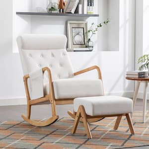 Beige rocking chair discount nursery