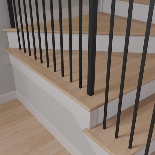 Stairtek 0.75 in. x 3.5 in. x 48 in. Unfinished White Oak Wood