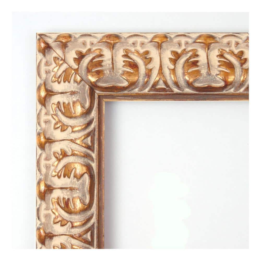 Florentine Gold Ornate Beveled Wood Framed Wall Mirror