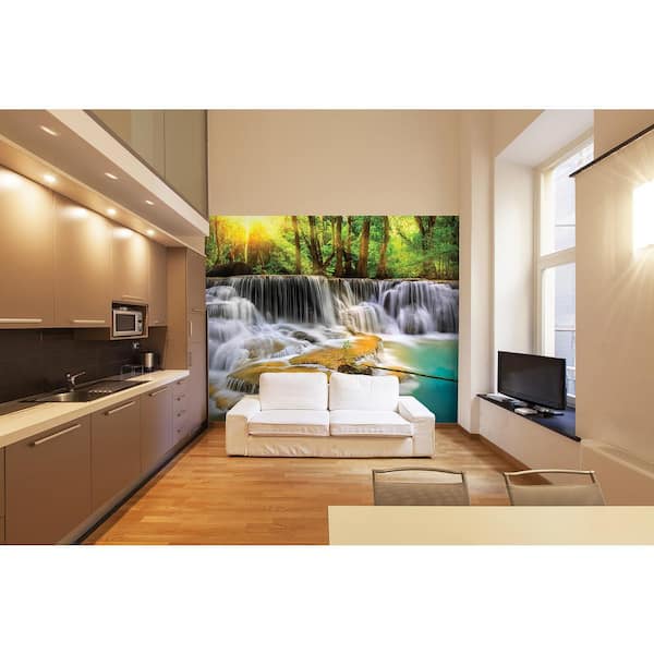 Brewster 118 in. x 98 in. Mystical Waters Wall Mural