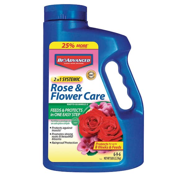 BIOADVANCED 5 lb. 2-in-1 Systemic Rose and Flower Care Ready-to-Use Granules