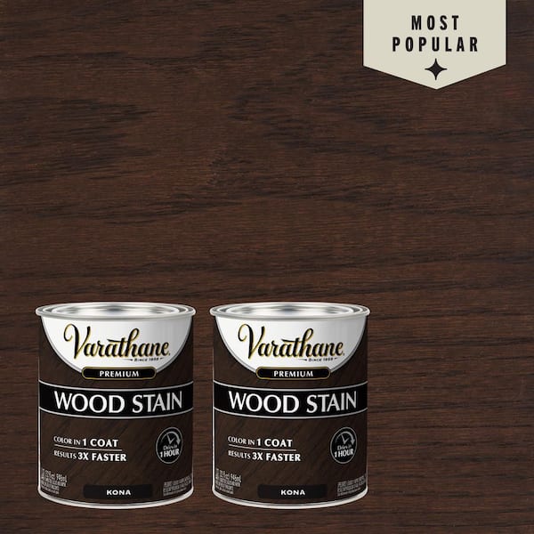 Varathane 1 qt. Kona Premium Fast Dry Interior Wood Stain (2-Pack)