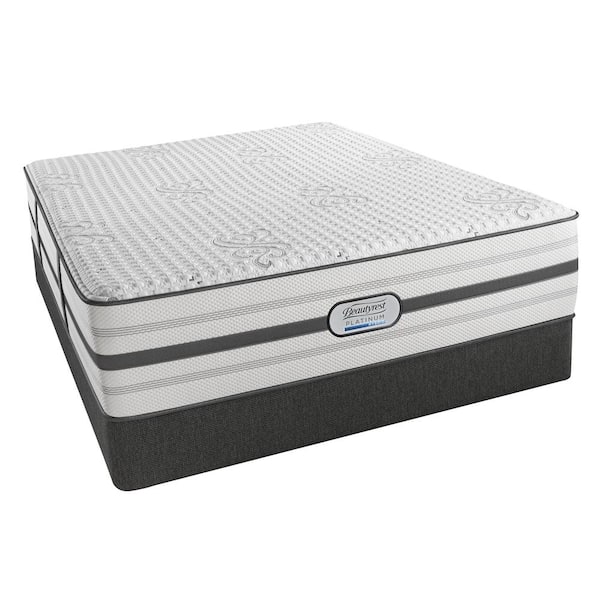 Beautyrest Tidewater Harbour California King-Size Luxury Firm Low Profile Mattress Set