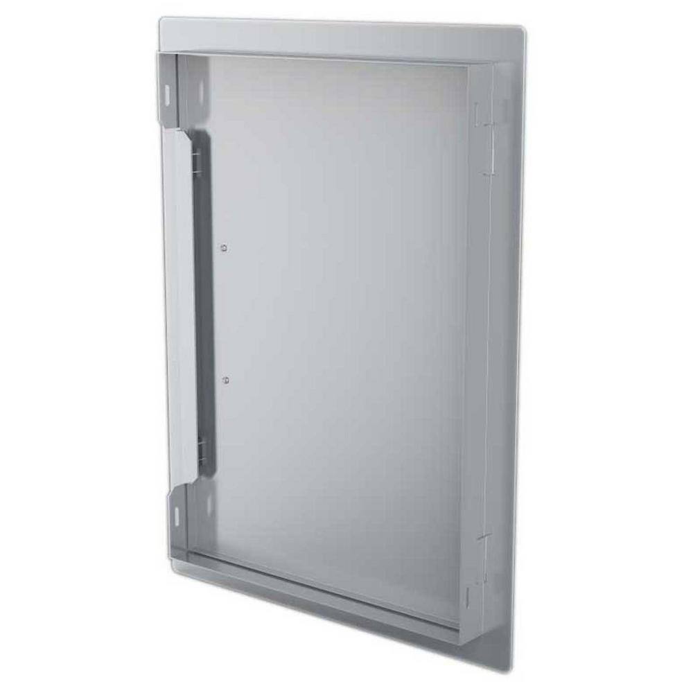Stainless Steel Vertical Outdoor Access Door 17" x 24"