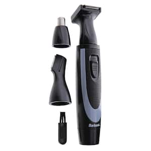 3-Piece Personal Grooming Kit, Detail Trimmer, Micro and Ear/Nose Attachments, Battery-Powered: Requires 1 AA
