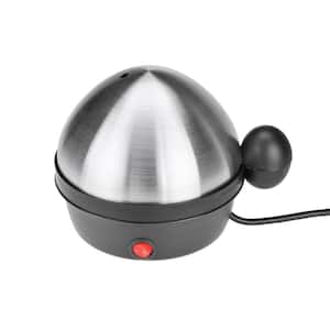 7-Egg Stainless Steel Egg Cooker with Removable Cooking Surface