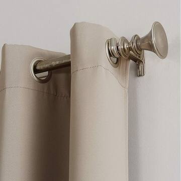 Stone Woven Thermal Blackout Curtain - 40 in. W x 84 in. L