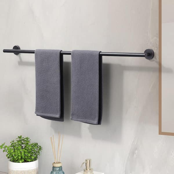 Thicken SUS 304 Stainless Steel 36 in. Wall Mounted Towel Bar Bath Hardware Accessory Towel Rod in Oil Rubbed Bronze