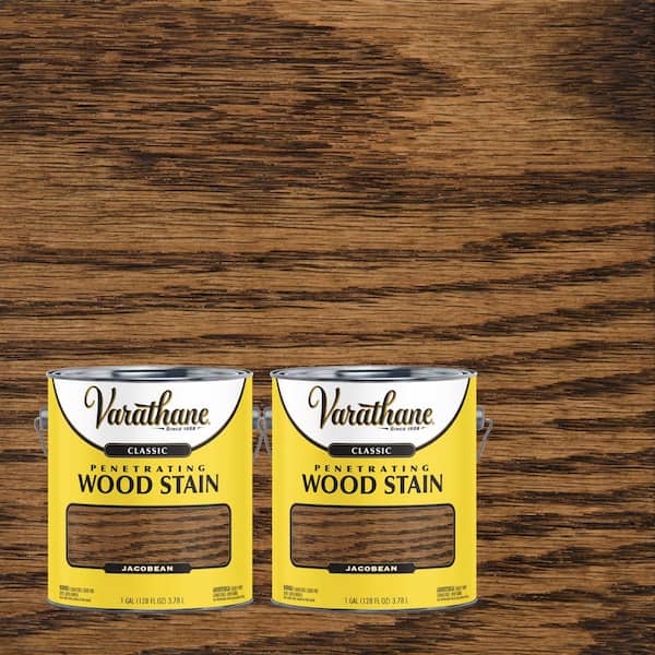 ヴィンテージ風 Califormia Paints-Stains 看板 Varathane 1 gal. Jacobean Classic Interior Wood Stain (Case of 2