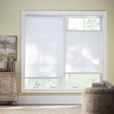 Snow Drift Top Down Bottom Up Cordless Light Filtering Cellular Shades  - 59 in. W x 72 in. L (Actual Size 58.75 x 72)
