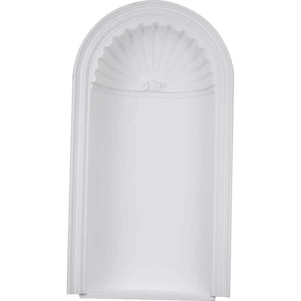 Ekena Millwork 23-5/8 in. x 6-1/8 in. x 43-1/2 in. Primed Polyurethane Recessed Mount Melonie Niche