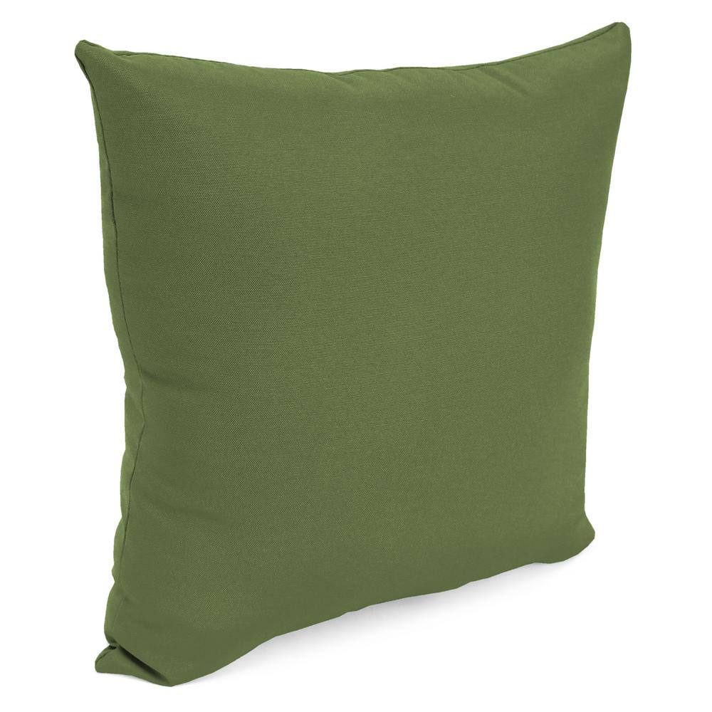 Veranda Hunter Green 18" Square Outdoor Throw Pillow Set