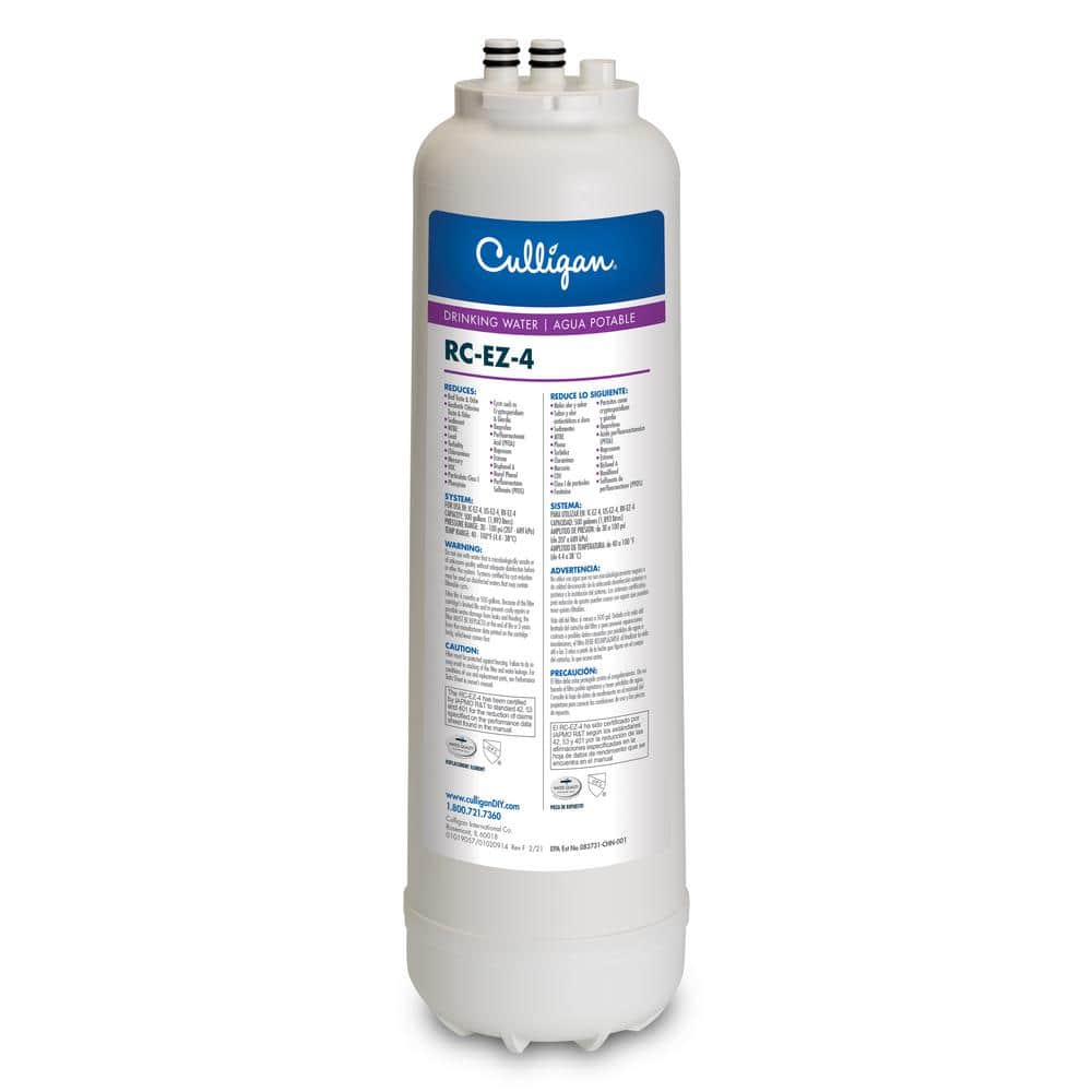 Culligan Premium RC-EZ-4 Replacement cartridge for Culligan EZ-Change Drinking Water Filter Systems