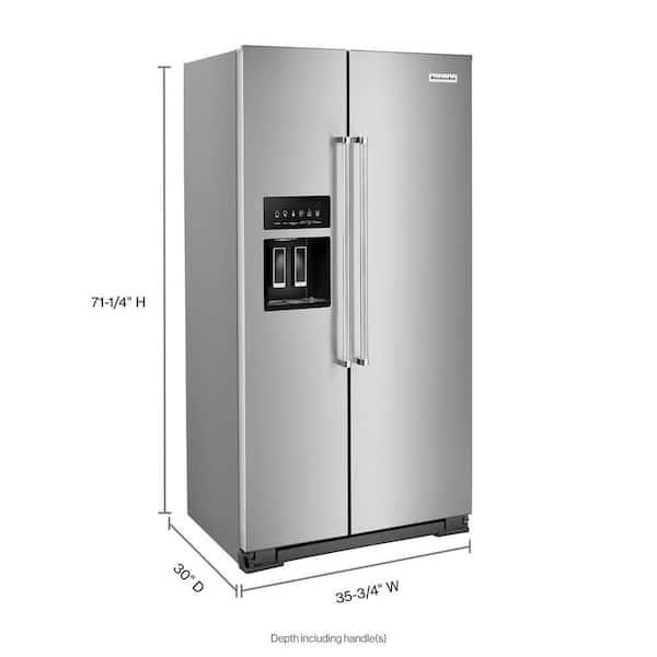 KitchenAid Side x Side Fridge (KRSC703HPS) - Stainless Steel KitchenAid Side x Side Fridge (KRSC703HPS) - Stainless Steel