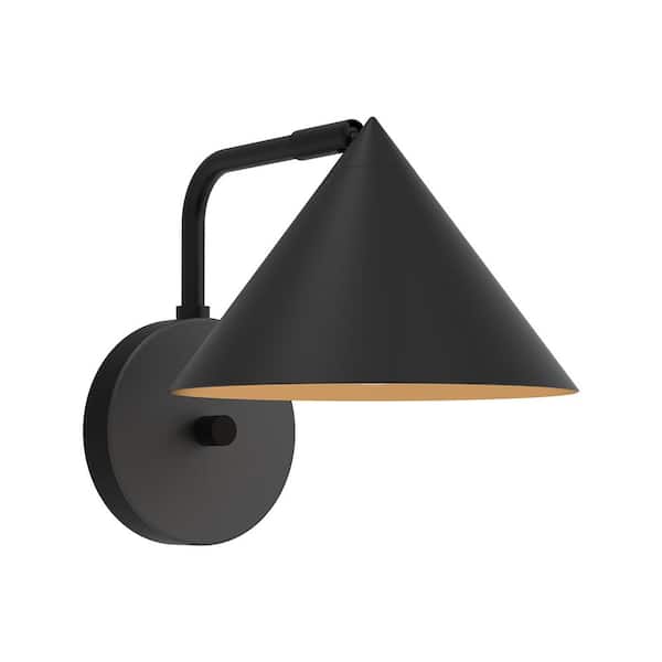 ALORA MOOD Remy 7-in 1 Light 60-Watt Matte Black Vanity Light