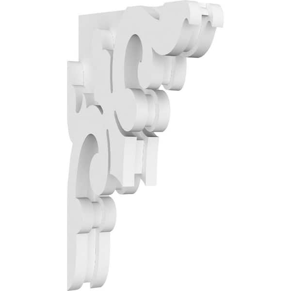 Ekena Millwork Milton 1.5 in. W x 11 in. H x 6.5 in. D Signature Urethane Polyurethane Corbel