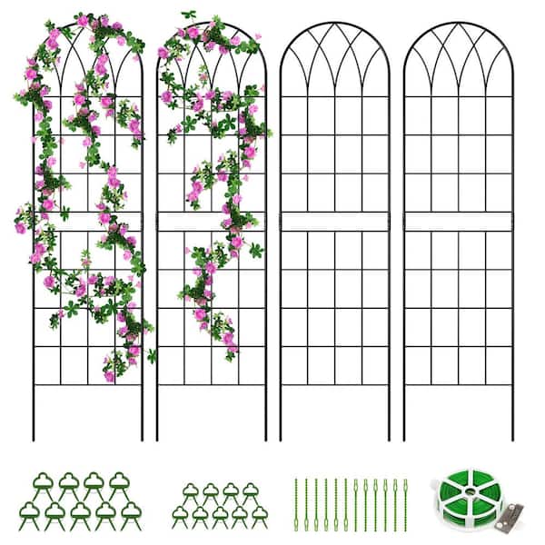 BOZTIY Fence Panels Outdoor Fence Privacy Screen, Air Conditioner Fence Trash, Wood Fence Panels For Outside Lawn Chair