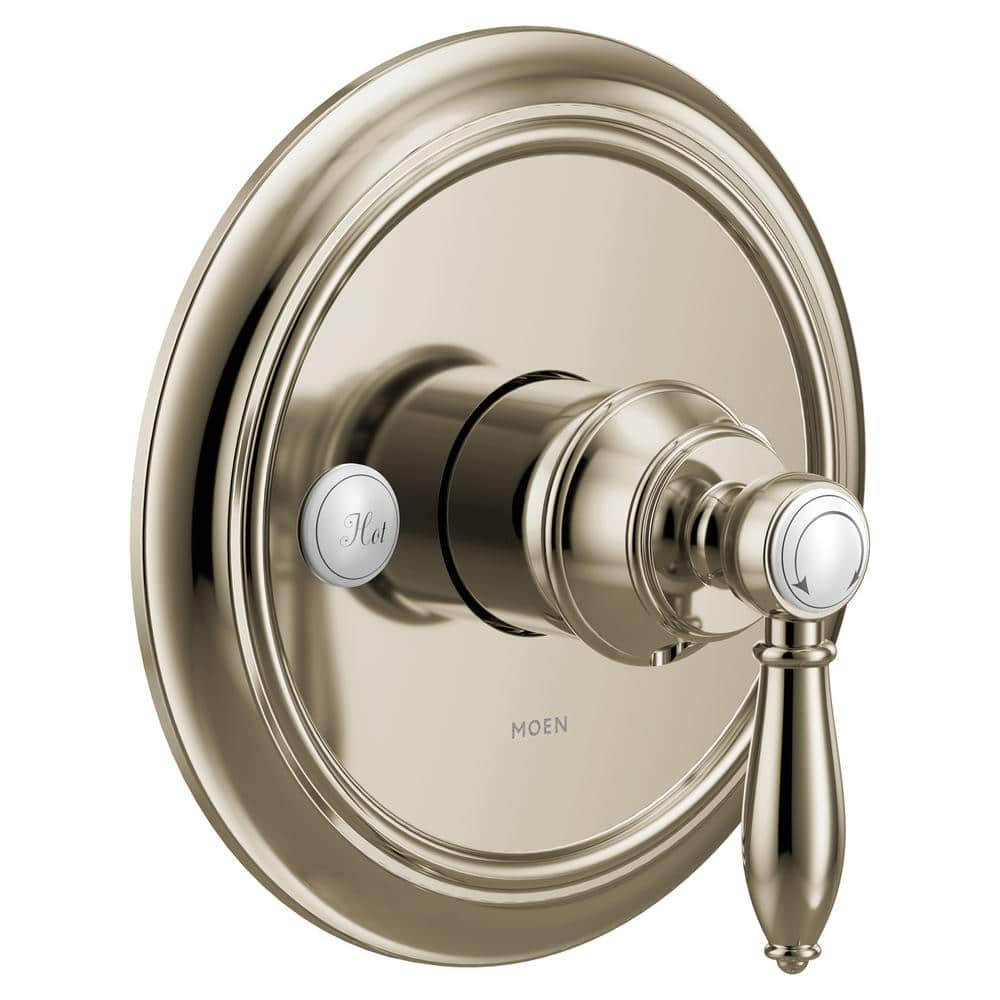 MOEN Weymouth M-CORE Three 1-Handle Valve Trim Kit in Polished Nickel ...