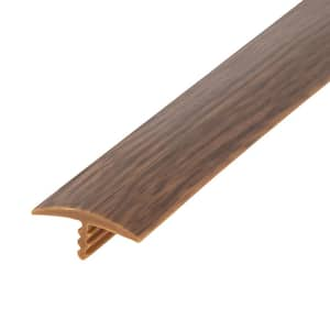 7/8 in. Teak Flexible Polyethylene Center Barb Hobbyist Pack Bumper Tee Moulding Edging 25 foot long Coil