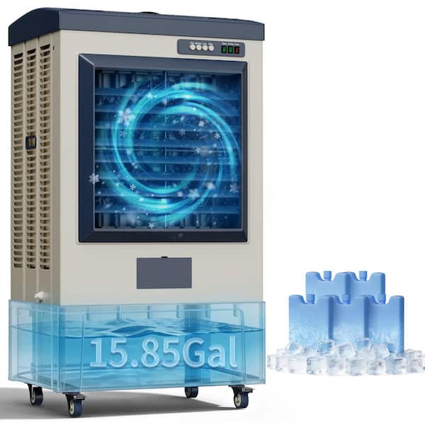 Uthfy 15.8 Gal. 3-Speed Heavy Duty Portable Evaporative Cooler