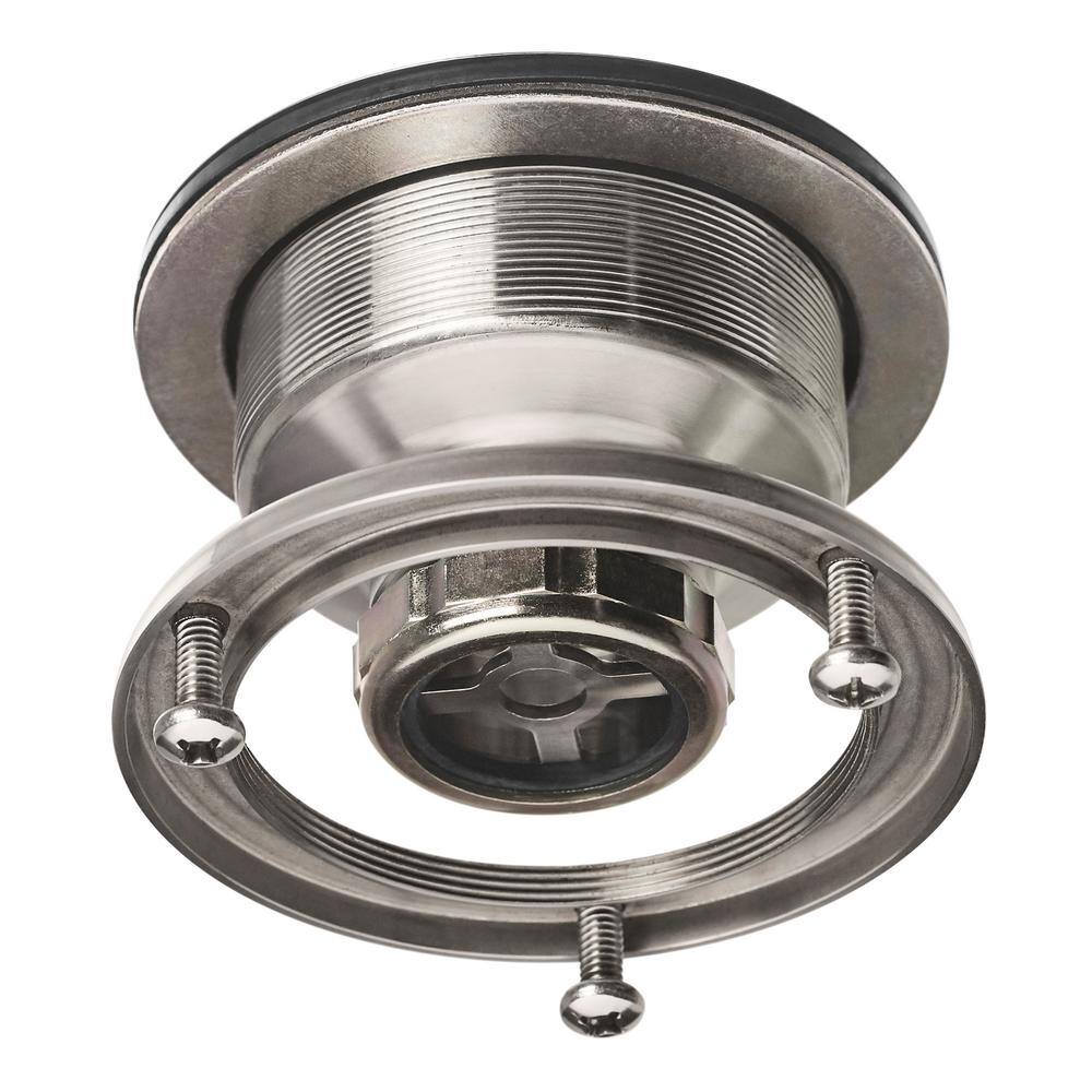 Polished Chrome Brass Duostrainer Sink Strainer with Removable Basket