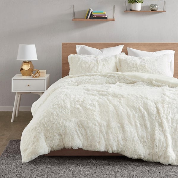 shaggy fur duvet cover