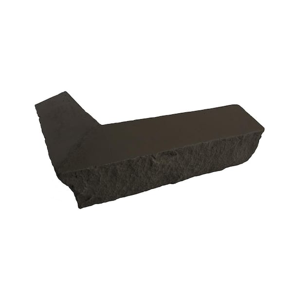 GenStone Stacked Stone Iron Ore 14 in. x 2 in. x 3.5 in. Faux Stone Outside Corner Ledger