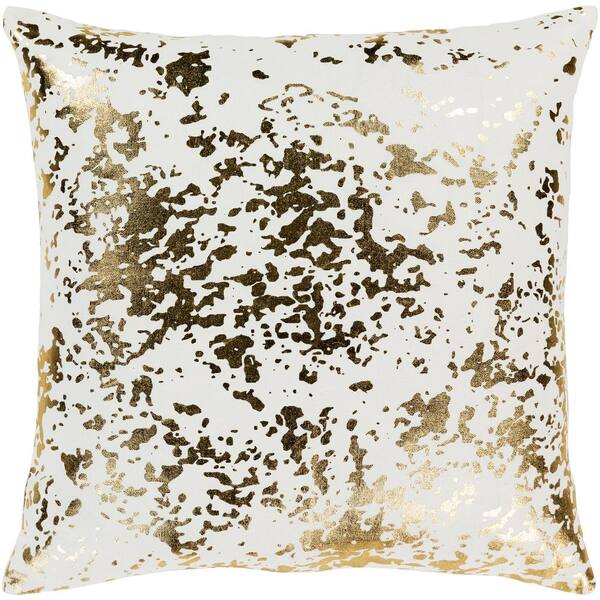 Artistic Weavers Lochana Gold Graphic Polyester 18 in. x 18 in. Throw Pillow