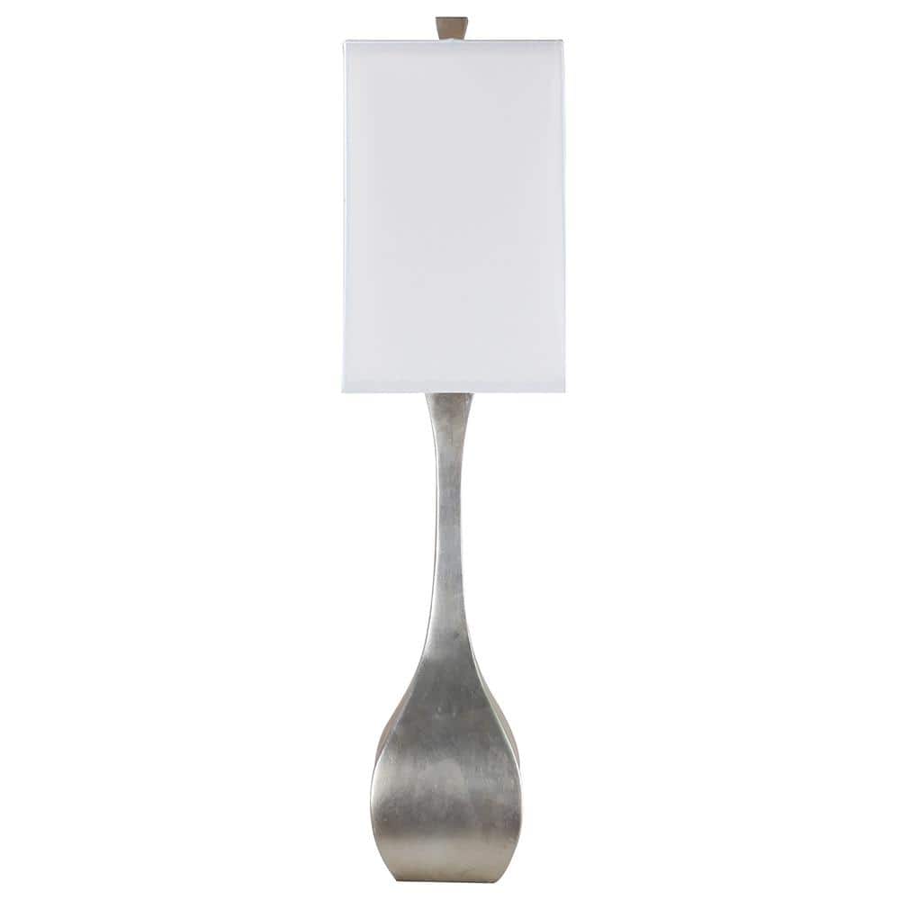 Selene 40 in. Silver Table Lamp