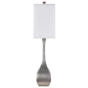 Selene 40 in. Silver Table Lamp