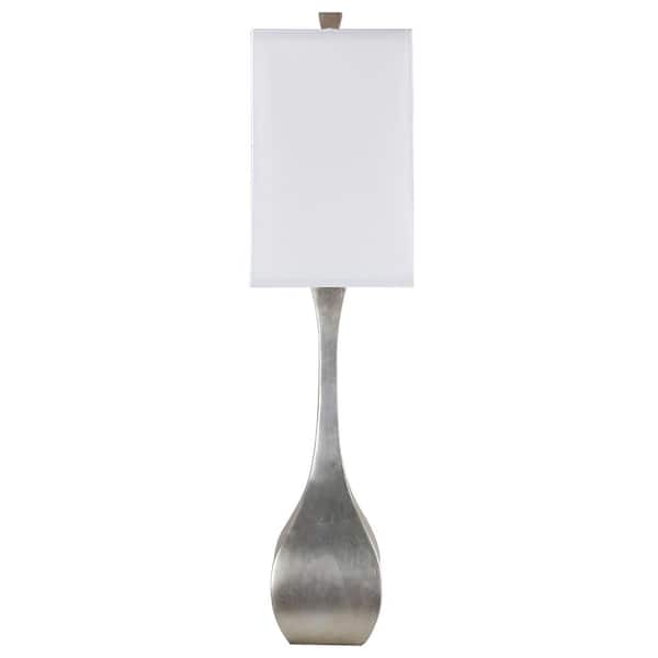 Unbranded Selene 40 in. Silver Table Lamp