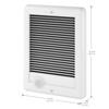 Cadet 120-volt 1,000-watt Com-Pak In-wall Fan-forced Electric Heater in  White CSC101W - The Home Depot