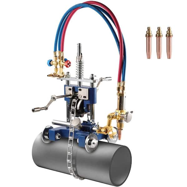 0.2in. to 2in. 0°-45° Angle Portable Pipe Cutting & Beveling & 82in. Chain & 3 Tips Pipe and Tube Cutter Set 2025 update