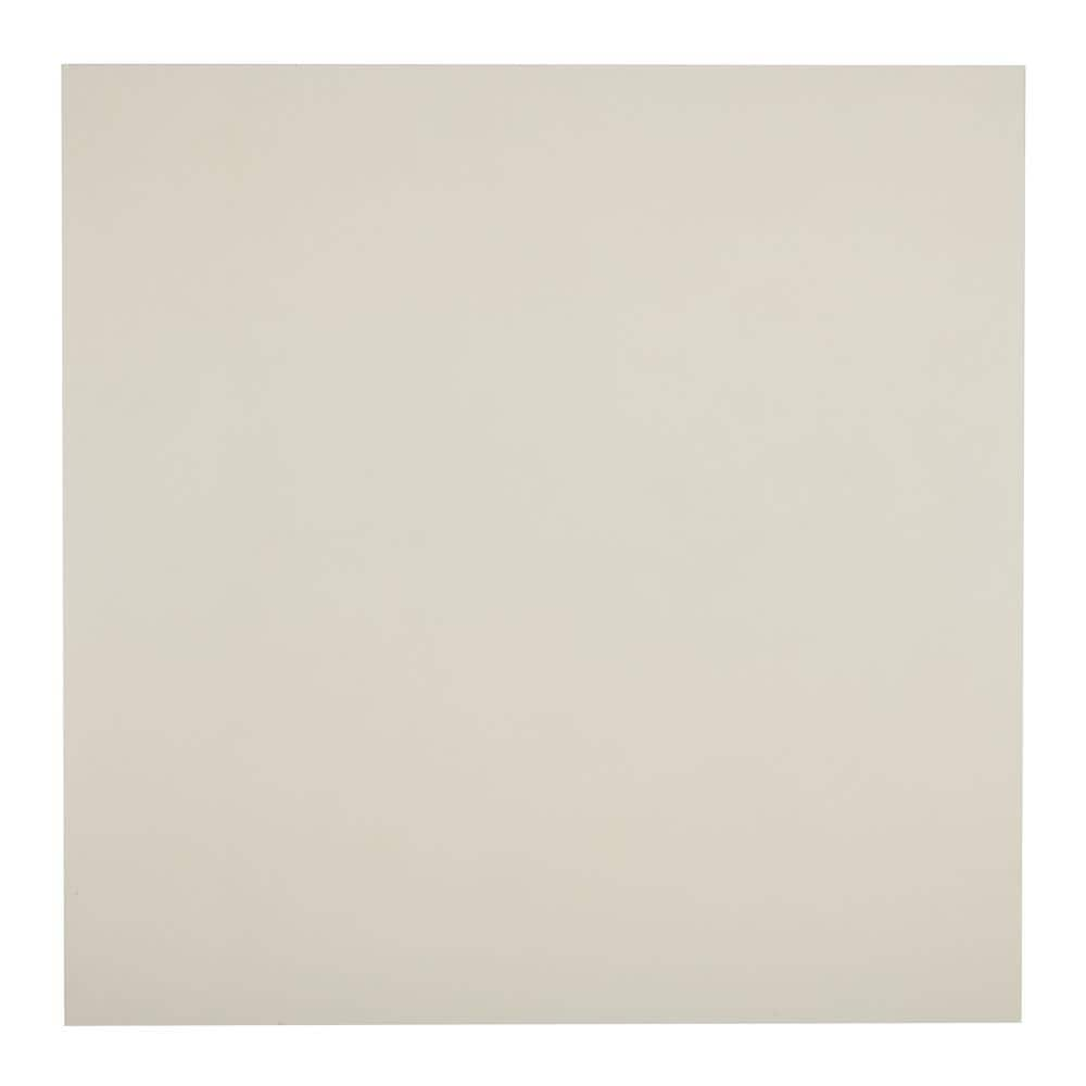 Basics Biscuit 24 in. x 24 in. Matte Porcelain Floor and Wall Tile (15. ...