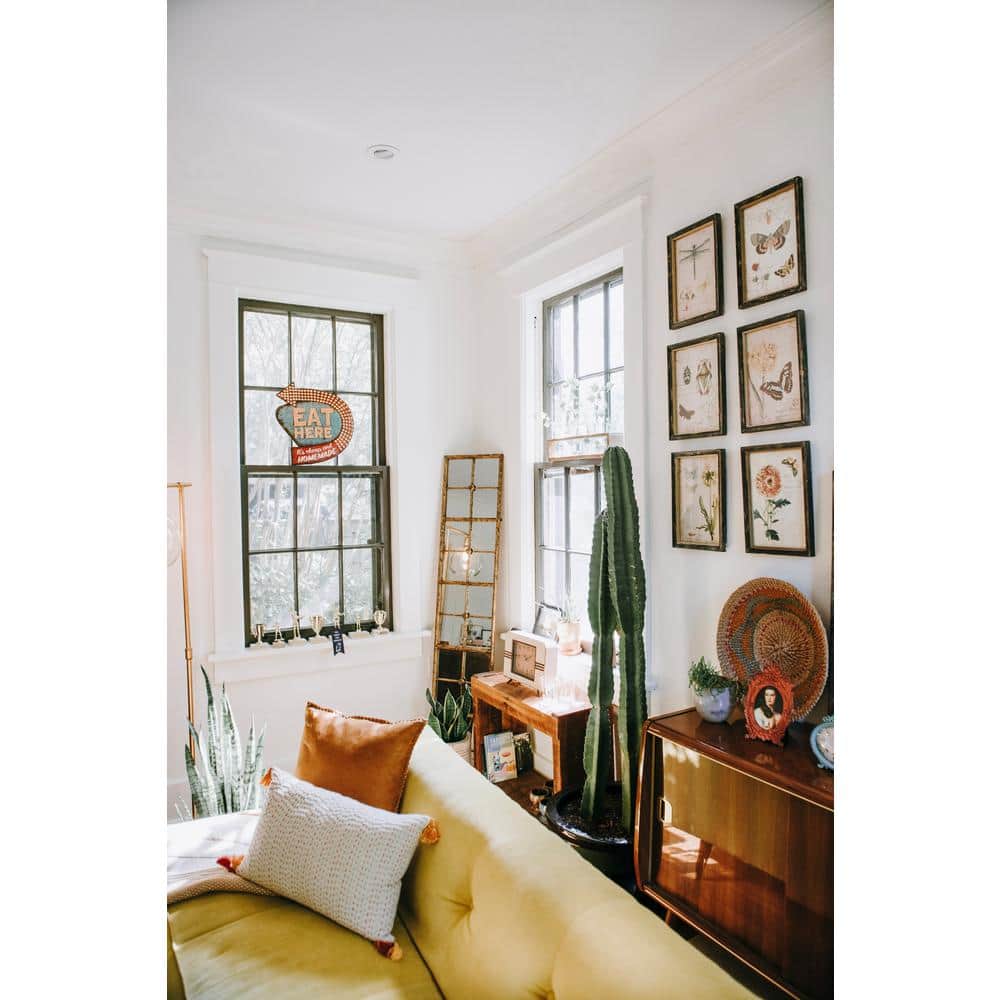 65" Gold Rectangular Metal Framed Wall Mirror