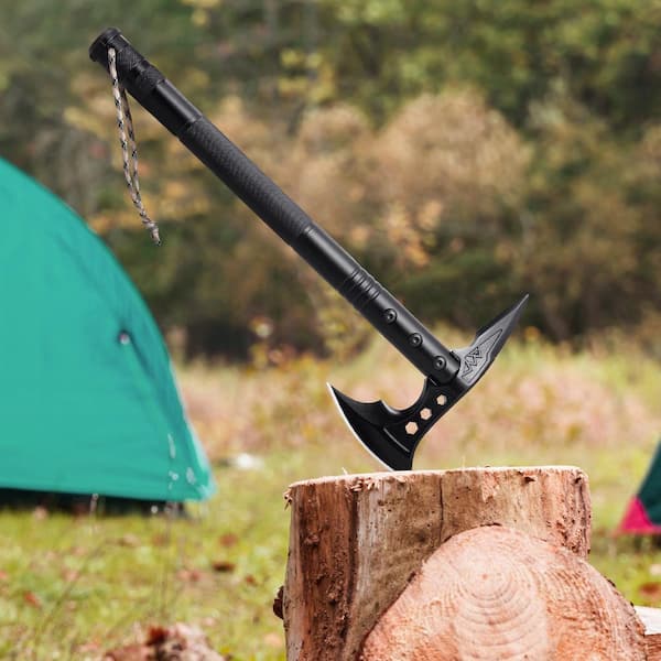 SKYSHALO Survival Shovel Survival Axe, 28-in-1 Camping SKYSHALO Survival Shovel Survival Axe, 28-in-1 Camping